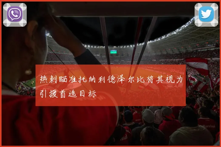 热刺瞄准托纳利德泽尔比将其视为引援首选目标